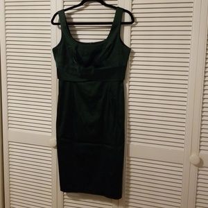 Donna Ricco Wrap Front Formal Cocktail Dress